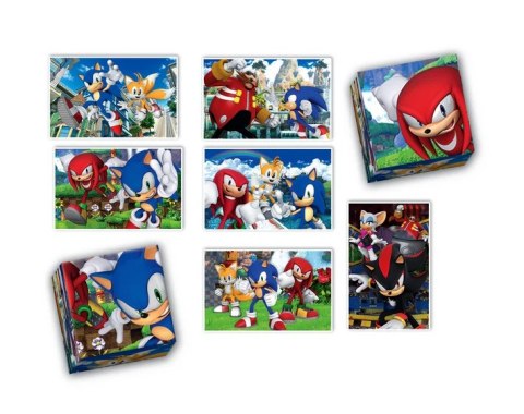 Zestaw Edukacyjny Puzzle Memo Klocki SONIC Clementoni 18318 Clementoni