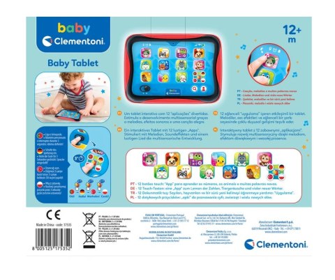 Dziecięcy Mówiący Tablet Język Polski Niemiecki Portugalski Turecki Clementoni 17535 Clementoni
