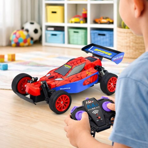 Samochód Wyścigówka Superbohatera Zdalnie Sterowana RC Czerwona Marka niezdefiniowana