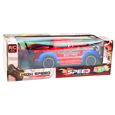 Auto Zdalnie Sterowane RC Terenowe Pająk Światła Czerwone LEAN Toys