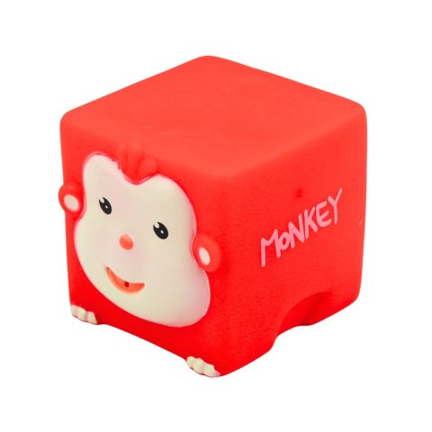 Zestaw Miękkie Klocki Gumowe Zwierzątka Edukacyjne Kolorowe 6 szt. LEAN Toys