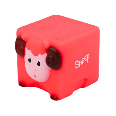 Zestaw Miękkie Klocki Gumowe Zwierzątka Edukacyjne Kolorowe 6 szt. LEAN Toys