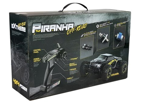 Auto Terenowe Off-Road Zdalnie Sterowane Czerwone 1:10 40 km/h LEAN Toys