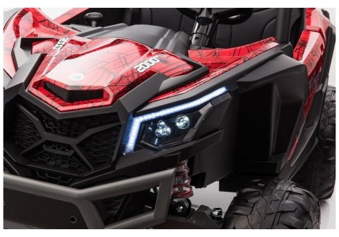 Auto na Akumulator Buggy UTV-MX Czerwony Spider Lakier LEAN CARS