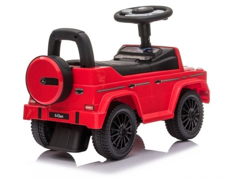 Jeździk Mercedes G-Class 652 Czerwony Dźwięk Klaksonu Silnika LEAN CARS