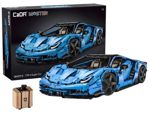 Klocki Konstrukcyjne Auto Cada 770-4 Master Samochód Wyścigowy 3842 Elementy CaDA