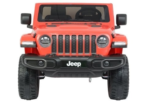 Samochód na akumulator Jeep Rubicon 6768R czerwony LEAN CARS