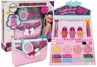 Zestaw Kosmetyków w Torebce Lusterko Brokaty Paznokcie LEAN Toys