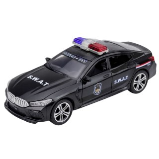 Auto Jednostki Specjalnej SWAT Otwierane Drzwi Napęd Światła Dźwięki Czarny LEAN Toys