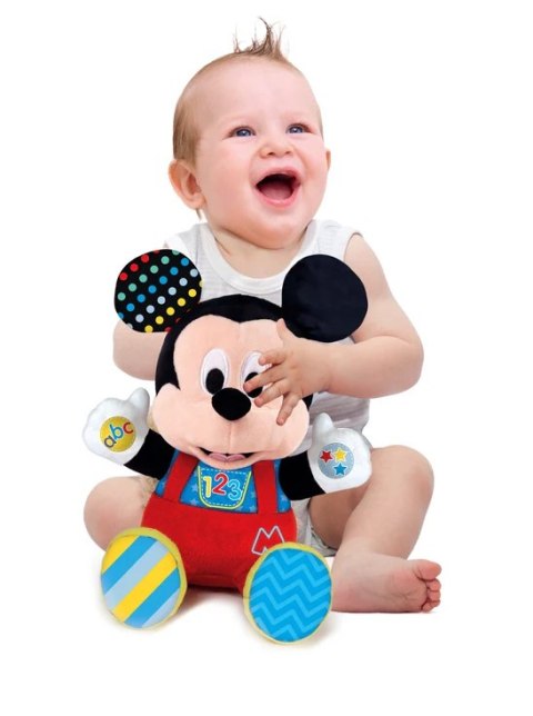 Pluszowy Interaktywny Disney Baby Miki Uczy i Przytula Język Polski Clementoni 50131 Clementoni