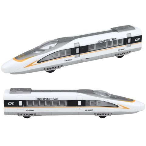 Pociąg Pośpieszny High Speed Otwierane Drzwi Napęd Światła Dźwięki LEAN Toys