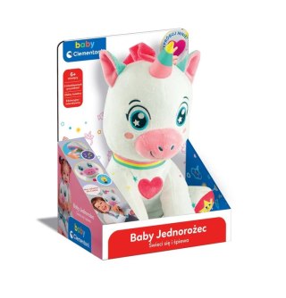 Słodziutki Interaktywny Pluszowy Jednorożec Świeci Śpiewa Język Polski Clementoni 50937 Clementoni