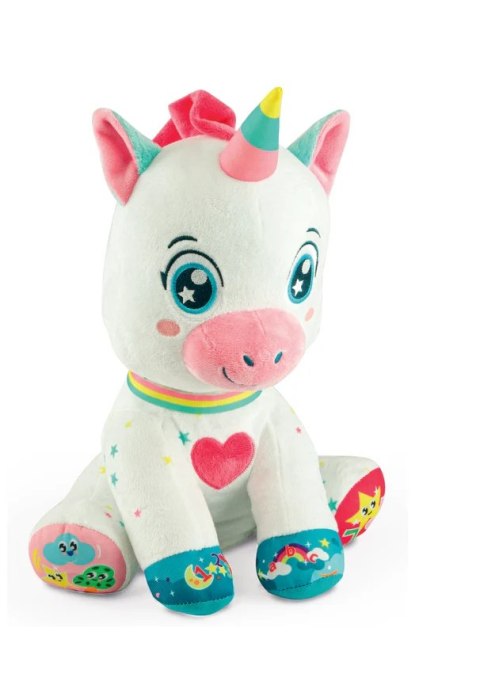 Słodziutki Interaktywny Pluszowy Jednorożec Świeci Śpiewa Język Polski Clementoni 50937 Clementoni
