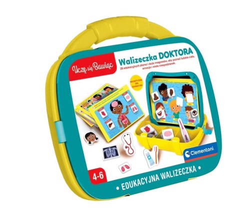 Magnetyczna Edukacyjna Walizeczka Doktora Uczę się Bawiąc Język Polski Clementoni 50393 Clementoni