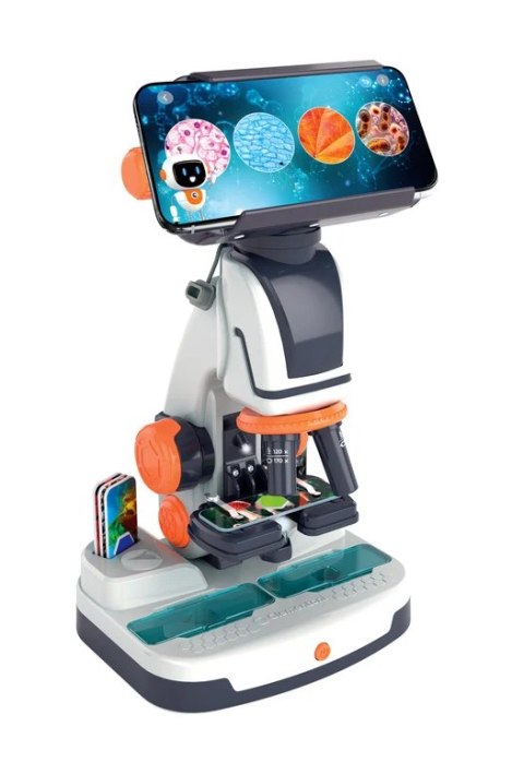 Naukowa Zabawa Mikroskop Digital Interaktywny z AI i Kamerą Wi-Fi Język Polski Clementoni 50406 Clementoni