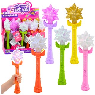 Magiczna Różdżka Świecąca Gwiazda Światła Dźwięki Mix LEAN Toys