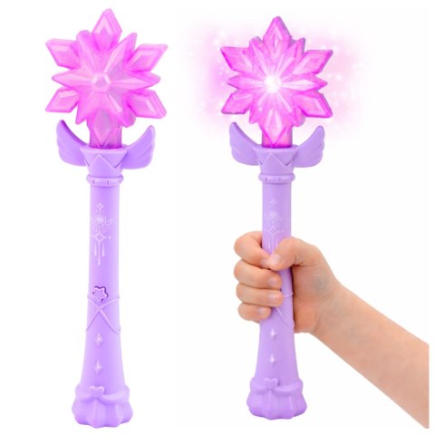 Magiczna Różdżka Świecąca Gwiazda Światła Dźwięki Mix LEAN Toys