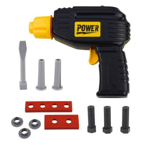 Zestaw Narzędzia w Skrzynce Wkrętarka Na Baterie Akcesoria 23 el. LEAN Toys