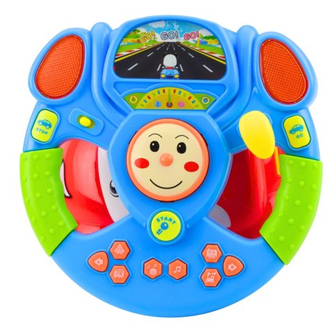 Kierownica Edukacyjna Interaktywna Muzyczna Symulator z Projektorem LEAN Toys