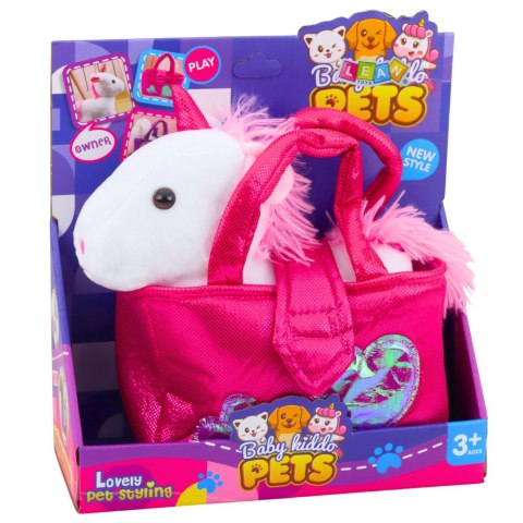 Pluszowa Maskotka Przytulanka Jednorożec W Torebce Biały 25cm LEAN Toys