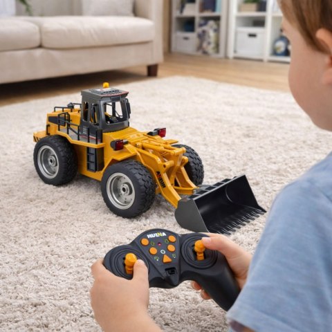 Spychacz Ładowarka Koparka Zdalnie Sterowana RC Huina 1:18 HUINA