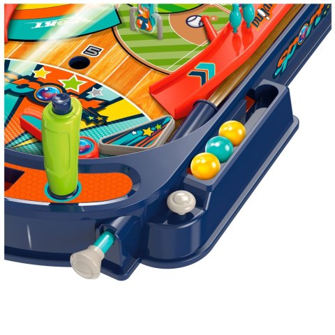 Gra Zręcznościowa Stołowa Flipper Dla Dzieci 12 Piłek LEAN Toys