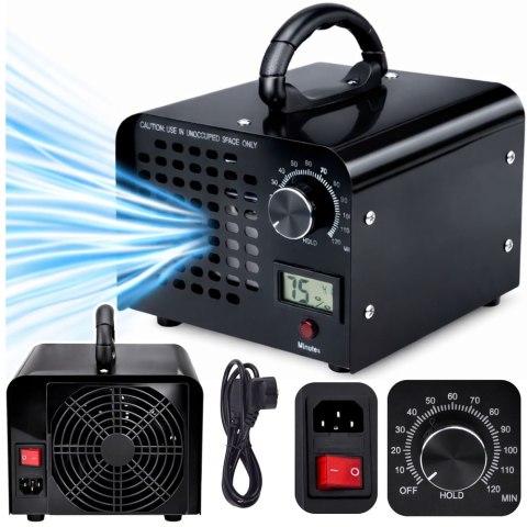 Generator Ozonu LEAN 60000 MG Ozonator Do Pomieszczeń Wyświetlacz LCD Timer LEAN