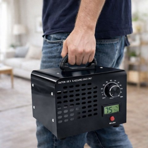 Generator Ozonu LEAN 60000 MG Ozonator Do Pomieszczeń Wyświetlacz LCD Timer LEAN