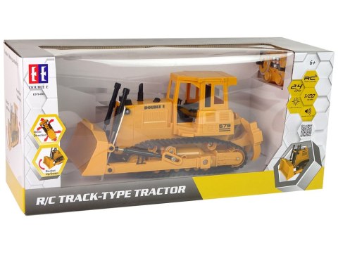 Zdalnie Sterowana Koparka Spychacz Spych 1:20 Pilot Double E