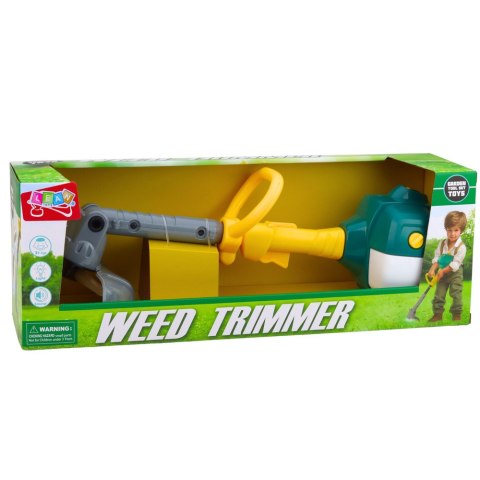 Podkaszarka Dla Dzieci Kosiarka Ogrodowa Dźwięki Światła Gumowe Ostrze LEAN Toys