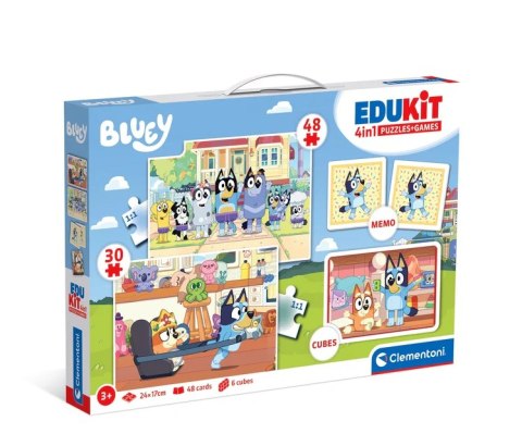 Zestaw Edukacyjny Puzzle Memo Klocki BLUEY Clementoni 18320 Clementoni