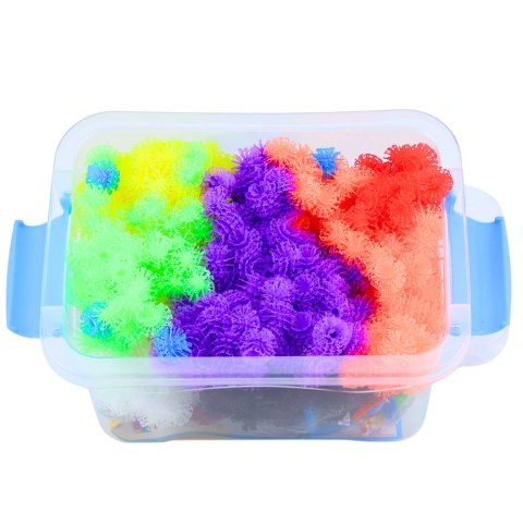 Zestaw Kreatywny DIY Klocki Rzepy Konstrukcyjne Edukacyjne 836 el. LEAN Toys