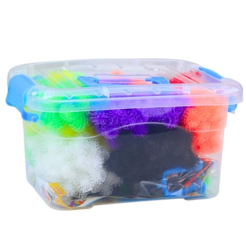 Zestaw Kreatywny DIY Klocki Rzepy Konstrukcyjne Edukacyjne 836 el. LEAN Toys