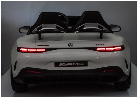 Auto Na Akumulator Mercedes GT63 AMG DK-GT63 24V Biały LEAN CARS