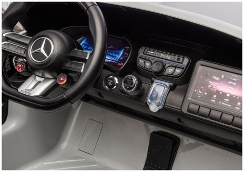 Auto Na Akumulator Mercedes GT63 AMG DK-GT63 24V Lakierowany Jasno Szary LEAN CARS