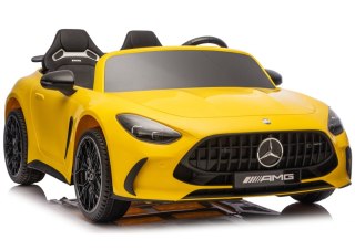 Auto Na Akumulator Mercedes GT63 AMG DK-GT63 24V Żółty LEAN CARS