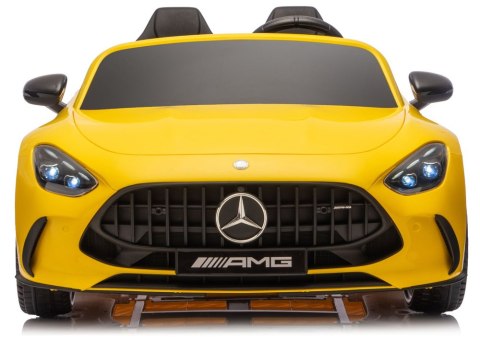 Auto Na Akumulator Mercedes GT63 AMG DK-GT63 24V Żółty LEAN CARS