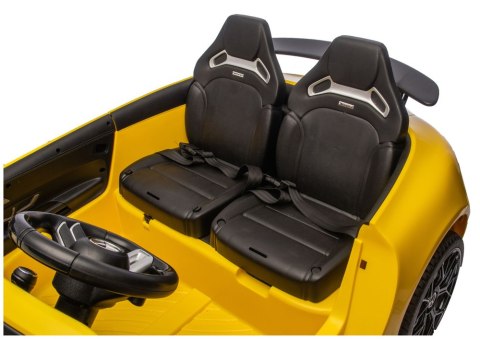 Auto Na Akumulator Mercedes GT63 AMG DK-GT63 24V Żółty LEAN CARS