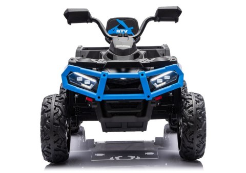 Quad Na Akumulator ATV 6 Kół Z Przyczepką JC606 24V 4x4 Niebieski LEAN CARS