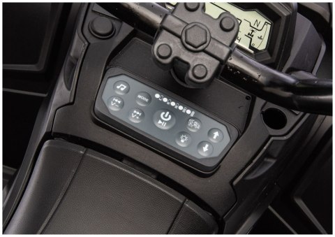 Quad Na Akumulator ATV 6 Kół Z Przyczepką JC606 24V 4x4 Zielony LEAN CARS