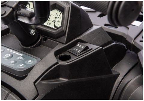 Quad Na Akumulator ATV 6 Kół Z Przyczepką JC606 24V 4x4 Zielony LEAN CARS