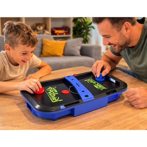 Stół Air Hockey Stołowy Gra Zręcznościowa Dla Dzieci Krążki 43x26 cm LEAN Toys