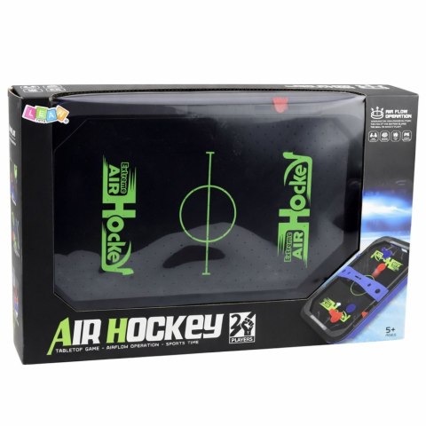 Stół Air Hockey Stołowy Gra Zręcznościowa Dla Dzieci Krążki 43x26 cm LEAN Toys