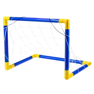 Zestaw Sportowy Do Gry W Piłkę Nożną Bramka Piłkarska Piłka Pompka 62x40cm LEAN Toys