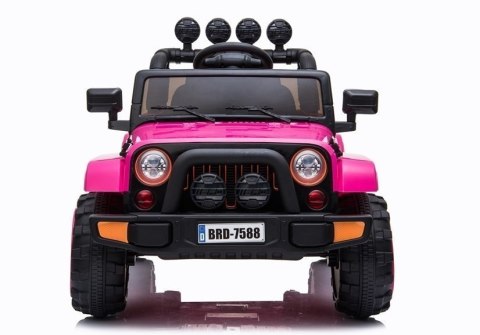 Auto na Akumulator Jeep BRD-7588 Różowy 4x4 LEAN CARS