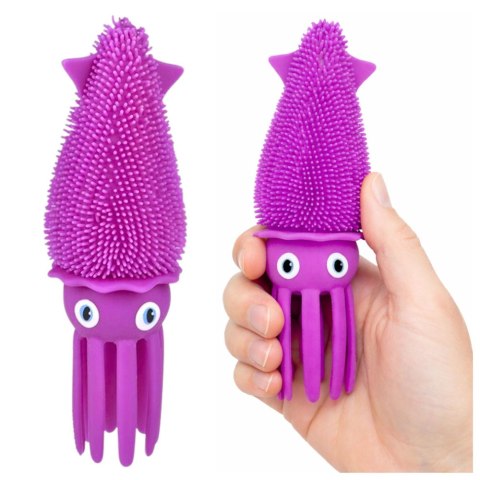 Gniotek Sensoryczny Do Odbijania Ściskania Kalmar Świecący LED Mix Kolor LEAN TOYS