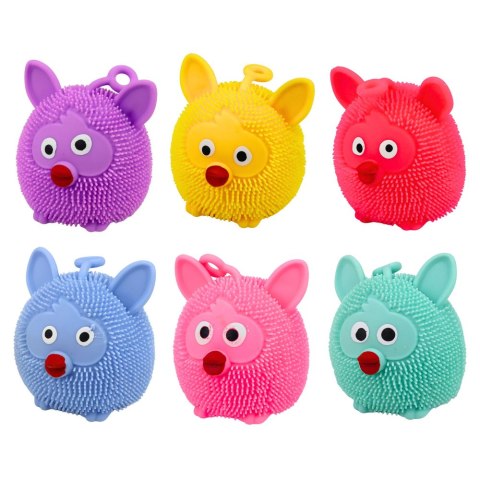 Gniotek Sensoryczny Do Odbijania Ściskania Zwierzątko Światło LED Mix Kolor LEAN TOYS