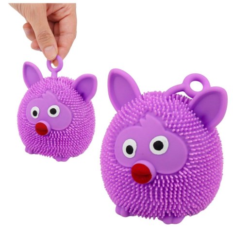 Gniotek Sensoryczny Do Odbijania Ściskania Zwierzątko Światło LED Mix Kolor LEAN TOYS