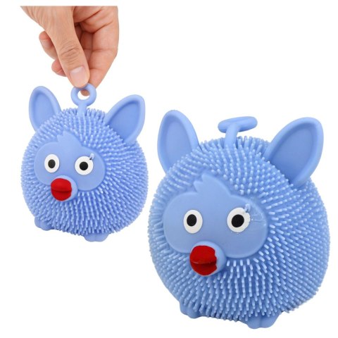 Gniotek Sensoryczny Do Odbijania Ściskania Zwierzątko Światło LED Mix Kolor LEAN TOYS