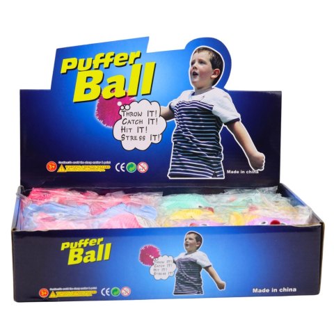 Gniotek Sensoryczny Do Odbijania Ściskania Zwierzątko Światło LED Mix Kolor LEAN TOYS